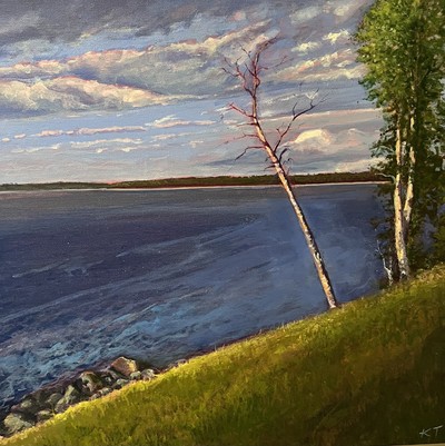 Leaning Birch • Karen Trimble