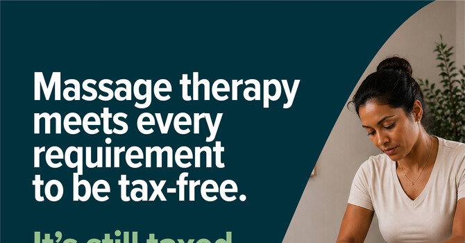 Make Massage Therapy Tax Free image