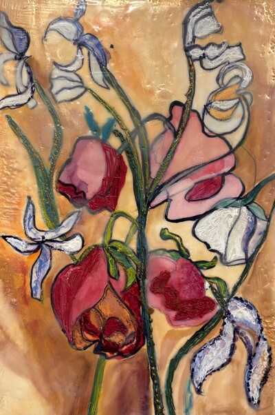 Simplicity • 20 x 12 • Encaustic