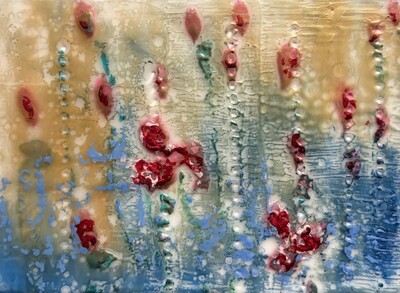 Magic Garden • 5 x 7 • Encaustic