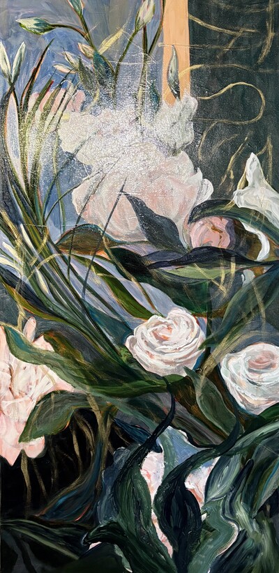 Happiness & Ambition • 48 x 24 • Acrylic 